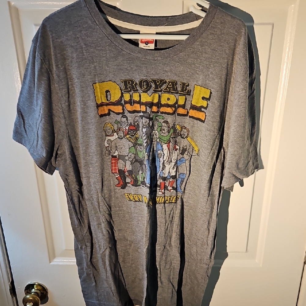 HOMAGE Gray Royal Rumble Graphic Tee